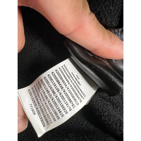 The North Face Canyonlands Full Zip Jacket Black Mens L Fleece - Picture 4 of 6